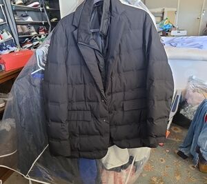 Source Unknown Black Quilted Puffer Blazer